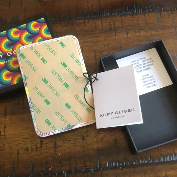 NIB Kurt Geiger Multicolor Card Holder